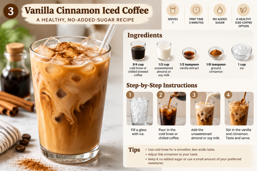 Vanilla Cinnamon Iced Coffee