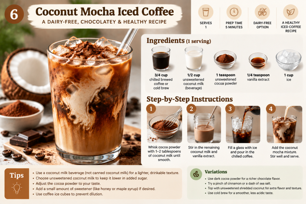 Coconut Mocha Iced Coffee