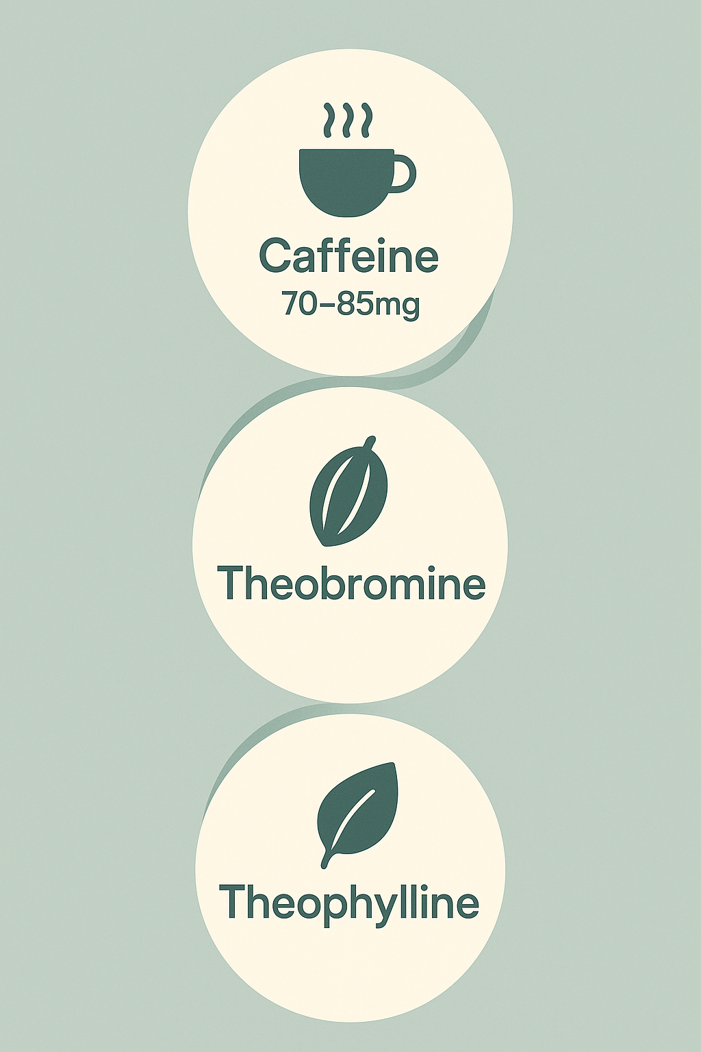 Yerba Mate's energy compounds visualization