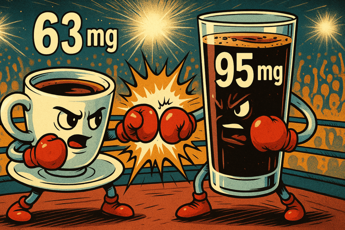 caffeine content in espresso vs coffee