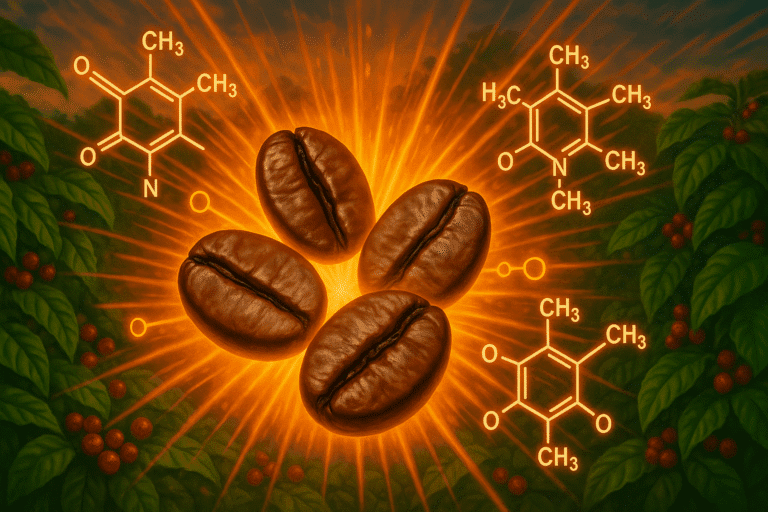 caffeine in espresso beans