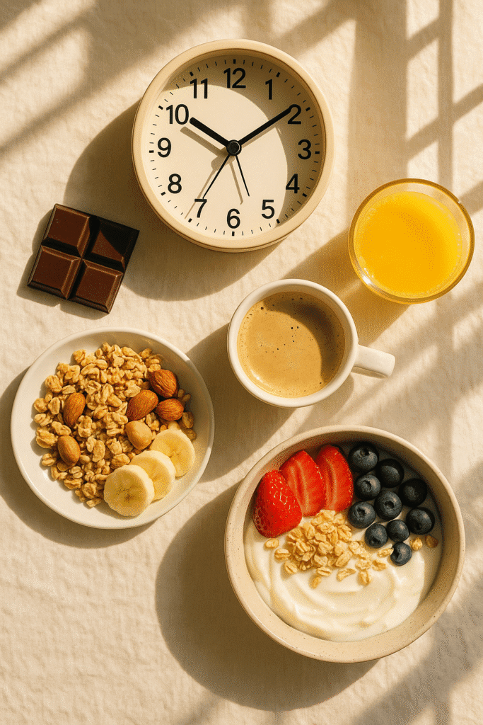 Optimal timing: Morning chocolate consumption (10-11 AM) maximizes metabolism benefits