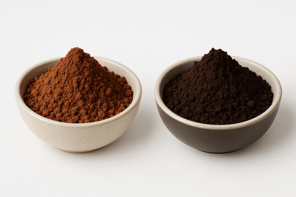 Natural vs Dutch-Processed Cocoa Powder Comparison