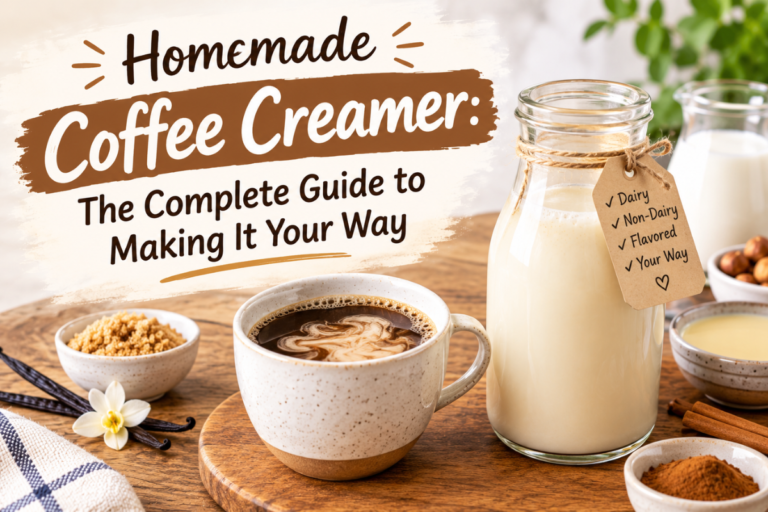 Homemade Coffee Creamer