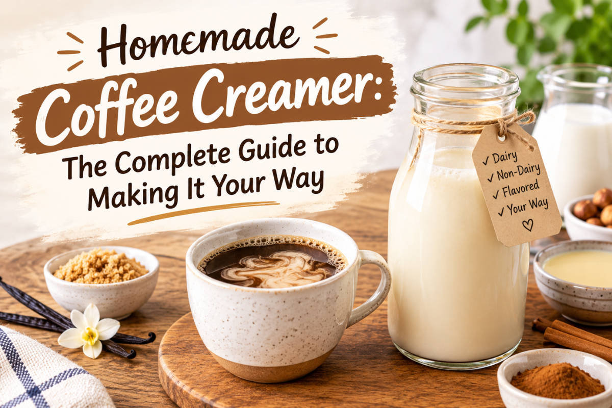 Homemade Coffee Creamer