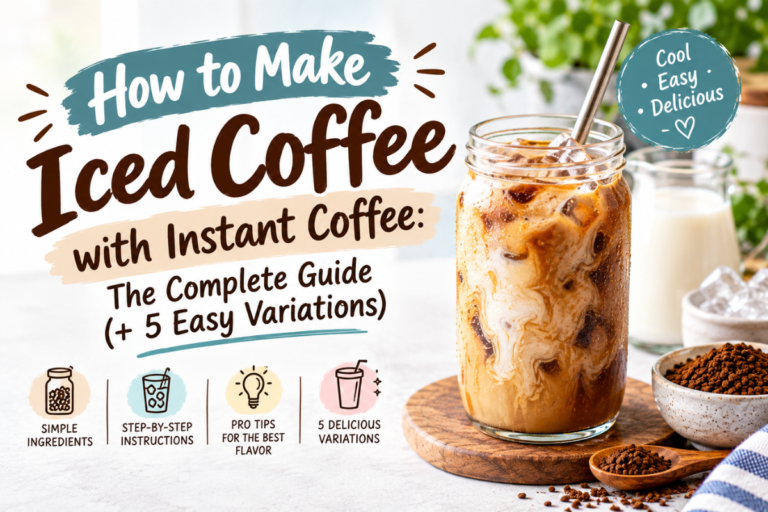Iced Coffee with Instant Coffee