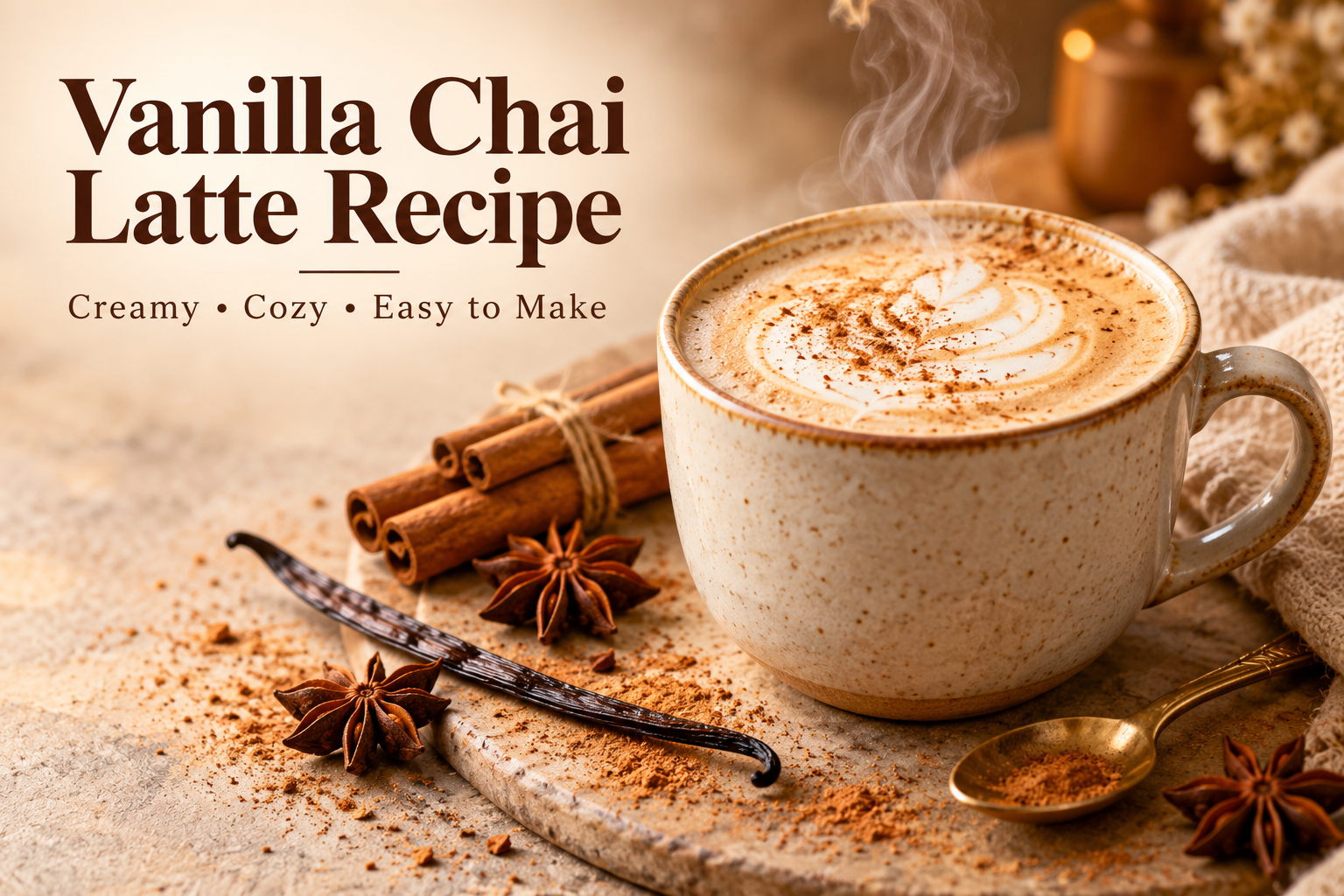 Vanilla Chai Latte Recipe