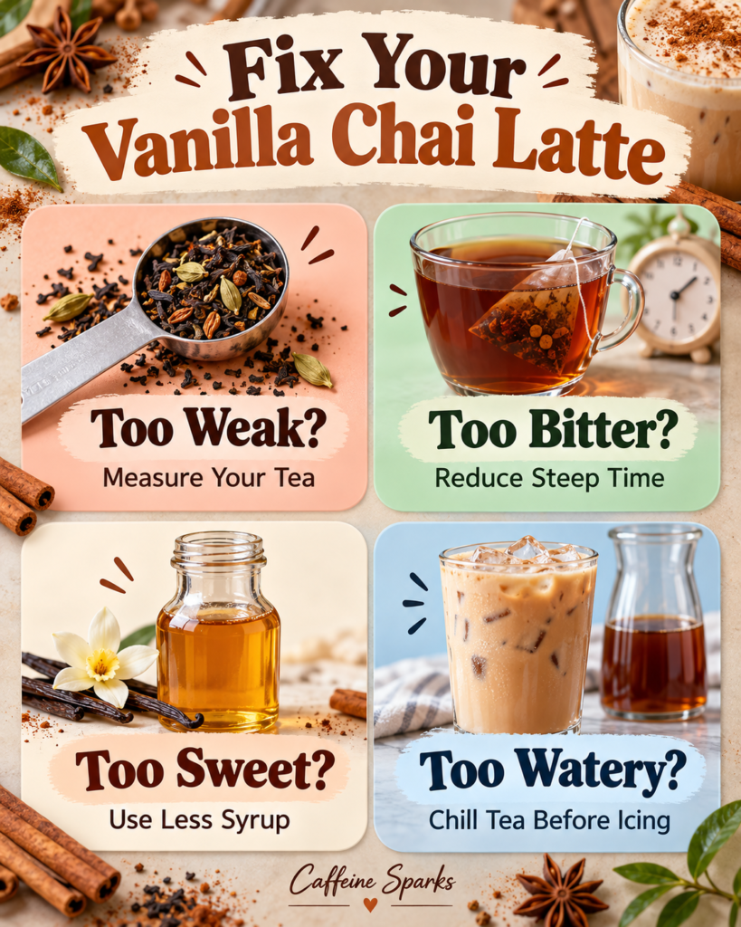 Fix Your Vanilla Chai Latte