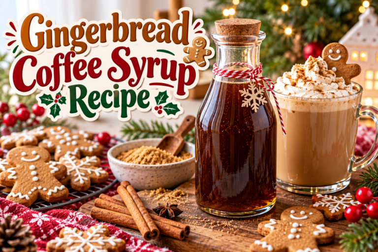 Gingerbread Coffee Syrup Recipe