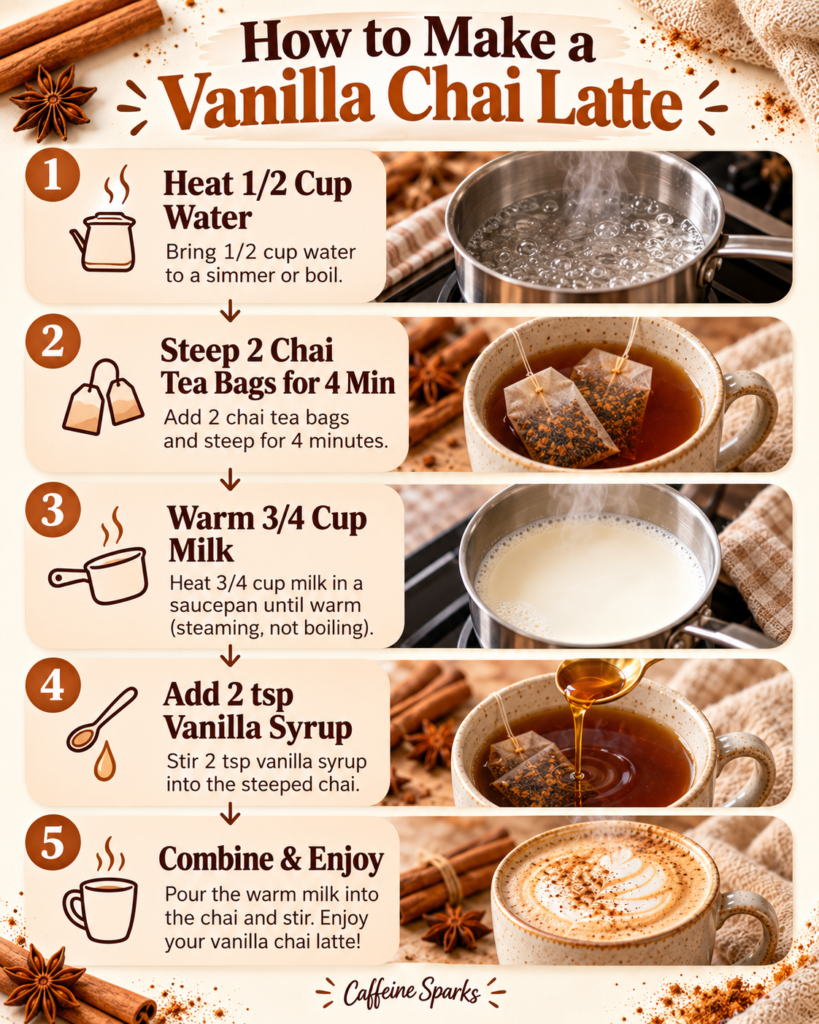How to Make a Vanilla Chai Latte